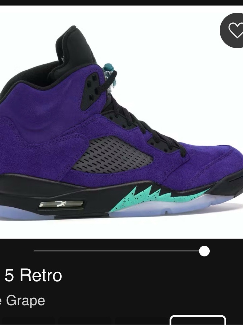 Jordan 5 retro alternate grape